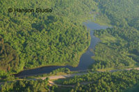 Westmoreland, NH - Aerial View of Harvey Pond
